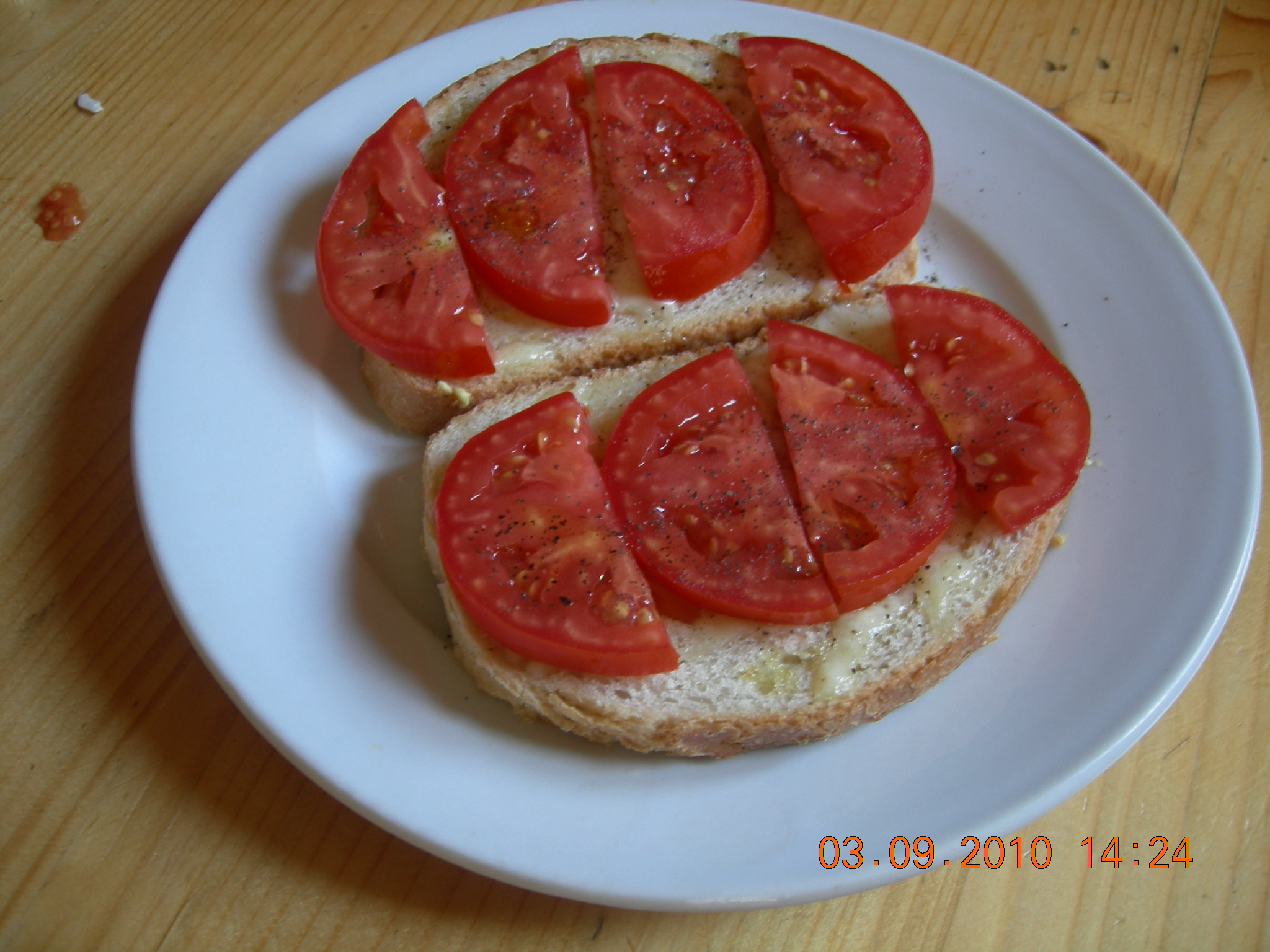 Bruschette cu oua de prepelita