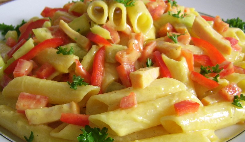 Paste penne cu sos de mustar