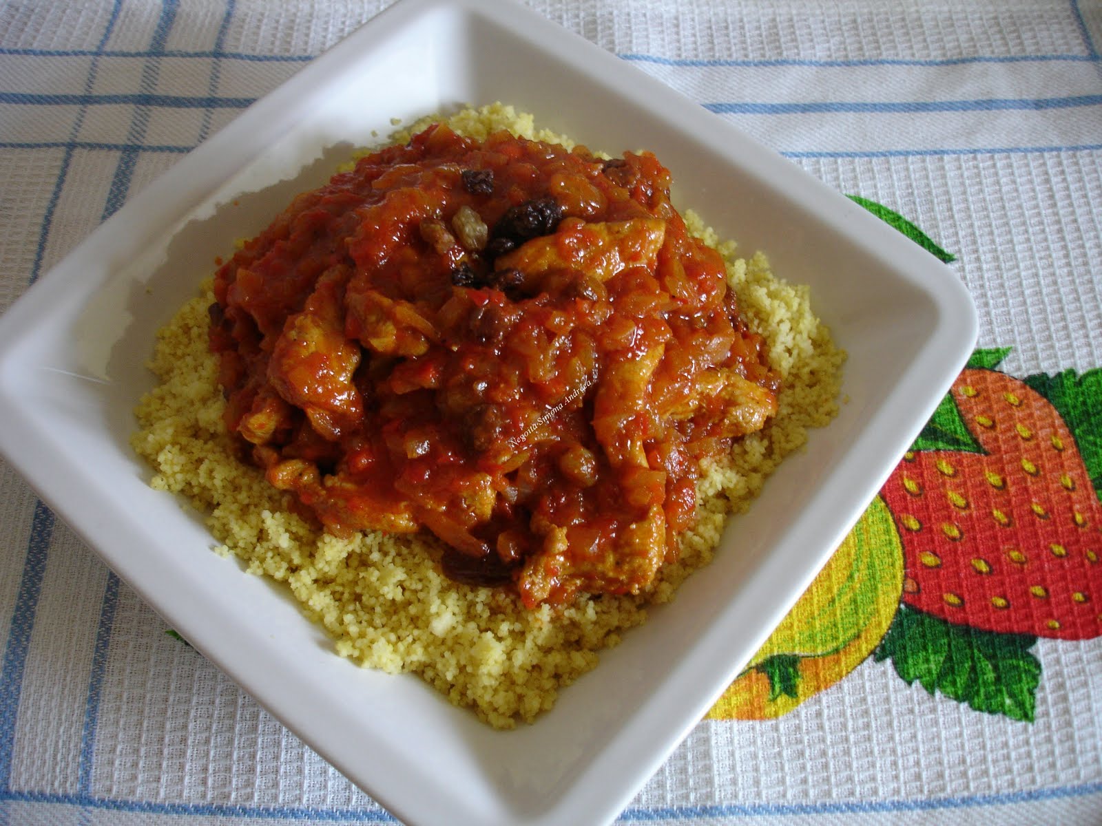 Cous cous in stil indian