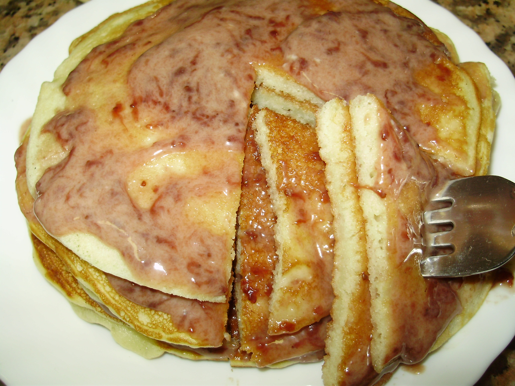 Pancakes cu mascarpone
