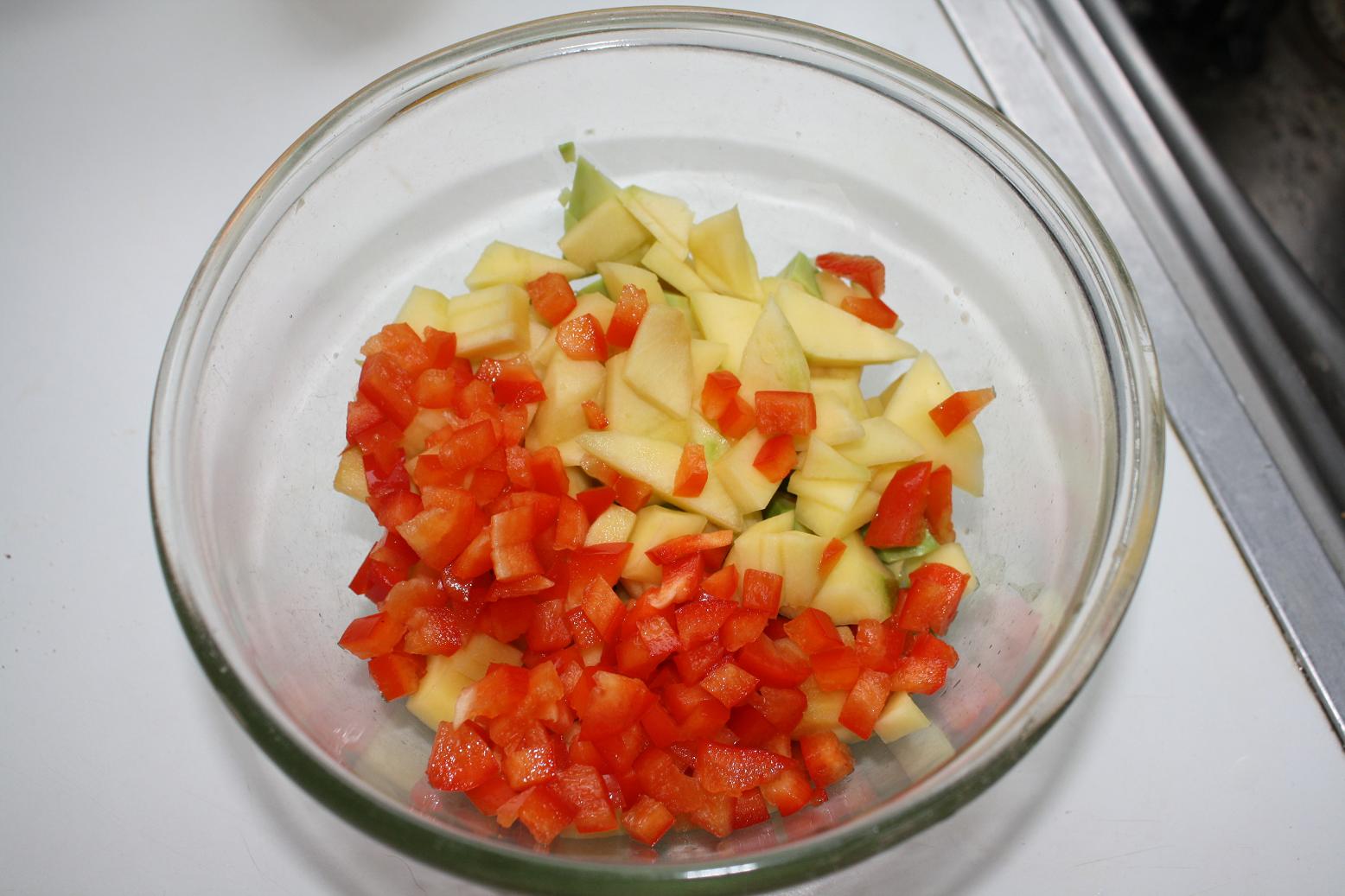 Mango & avocado salsa