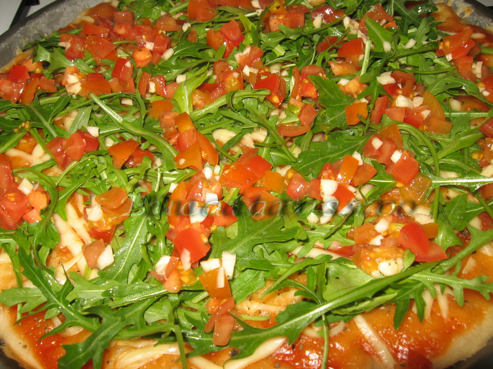 Pizza bruschetta