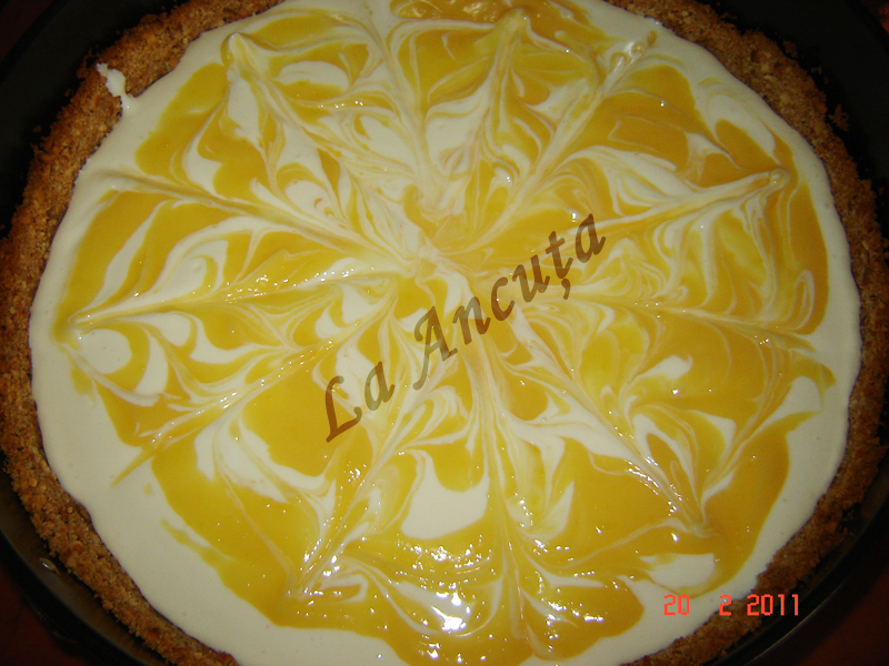 Cheesecake cu lemon curd