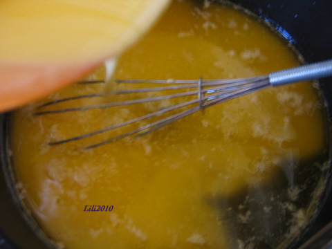 Tarta cu crema de portocale si bezea