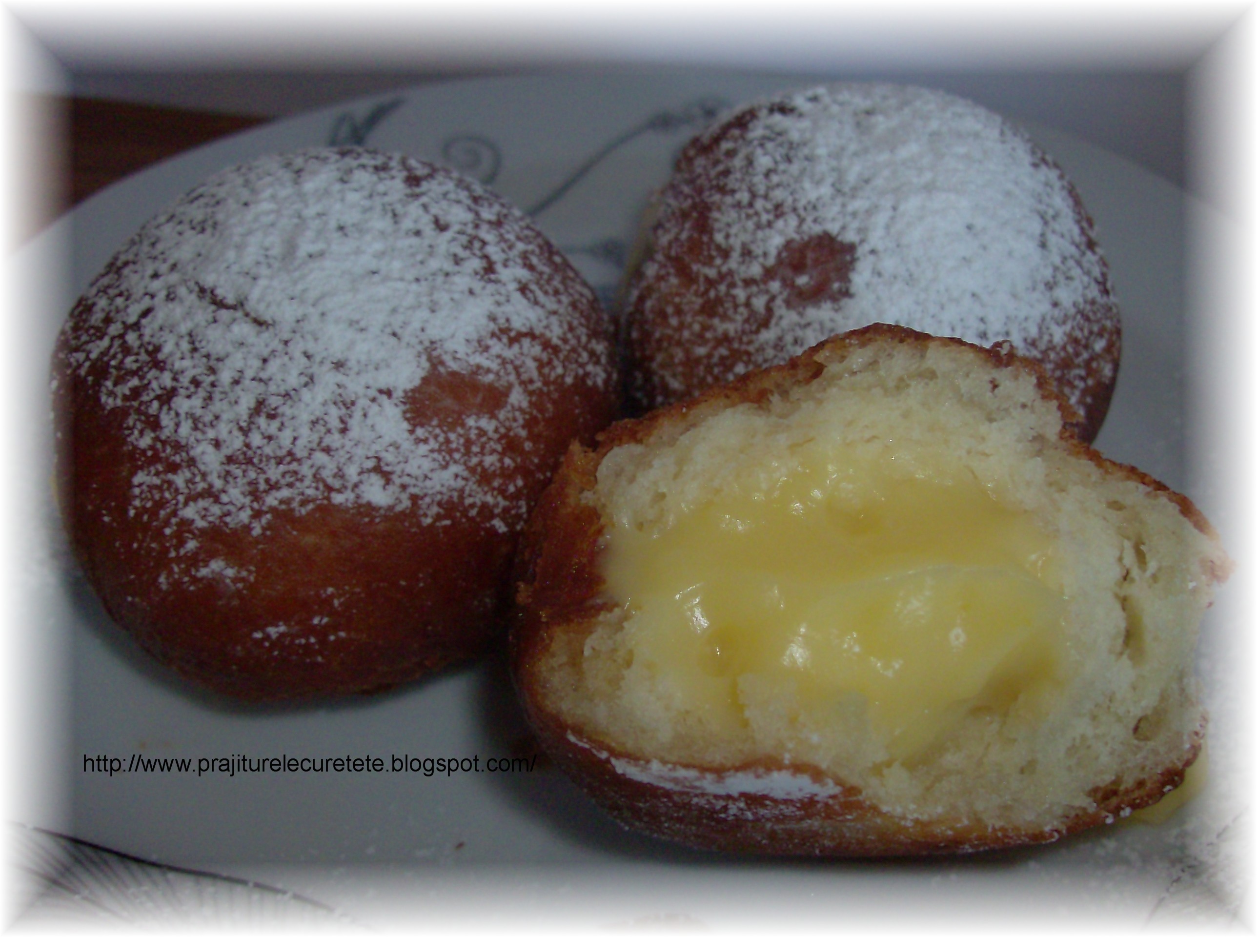 Krapfen cu crema pasticcera