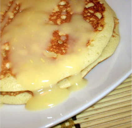 Pancakes cu sos de vin