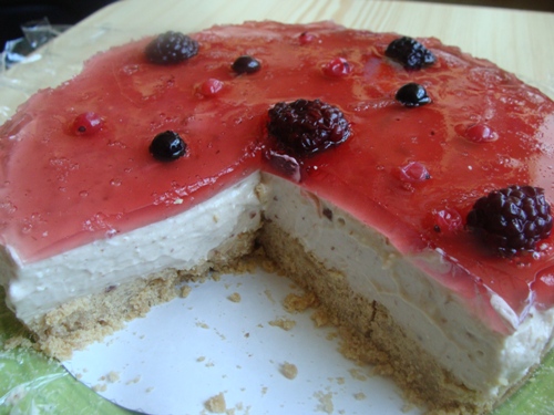 No-Bake Berry Cheesecake