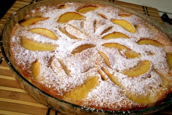 Clafoutis cu piersici