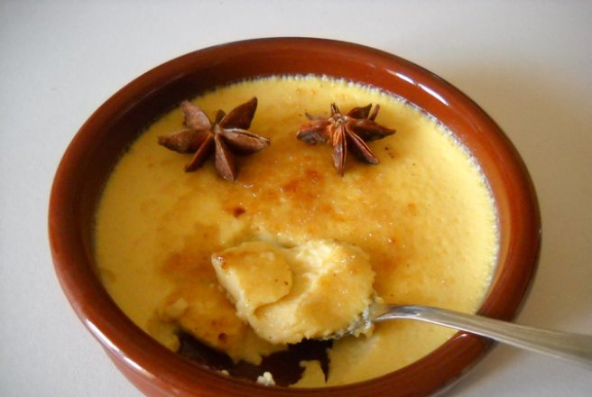 Creme brulee cu anason stelat