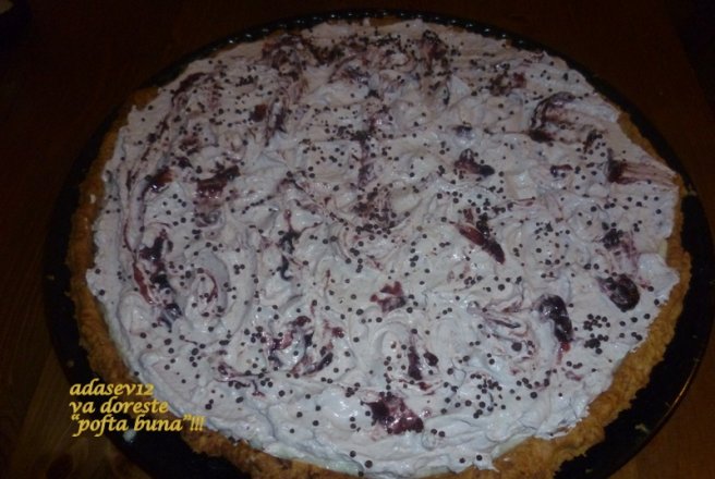 Tarta cu crema mascarpone si aroma de mure