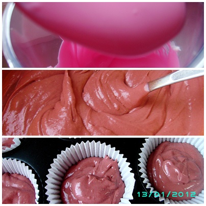 Red velvet cupcakes cu cremă de portocale