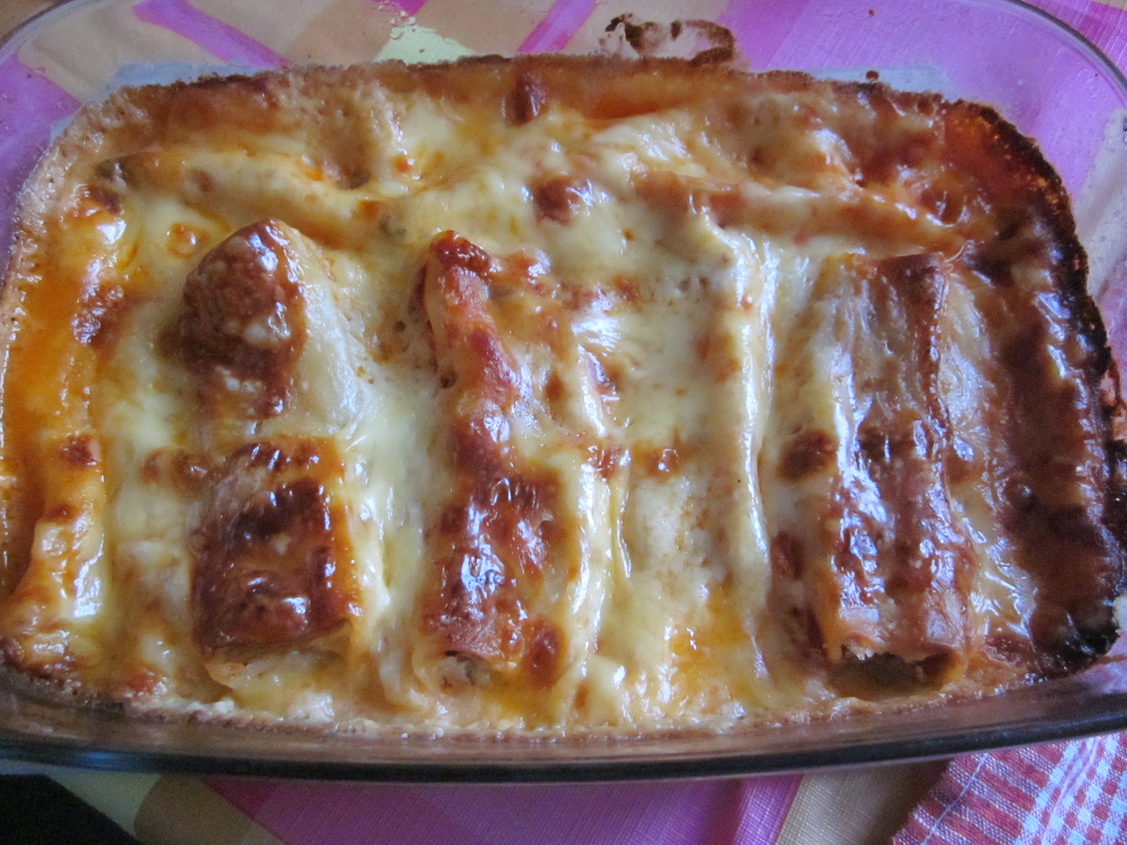 Cannelloni cu carne de vita si porc