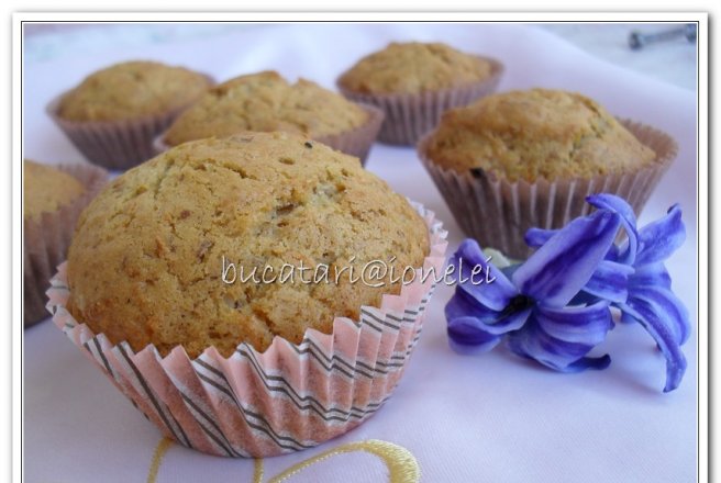 MUFFINS cu morcov (reteta de post)