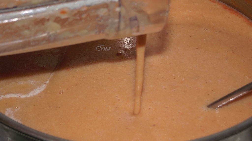 Supa crema de linte rosie