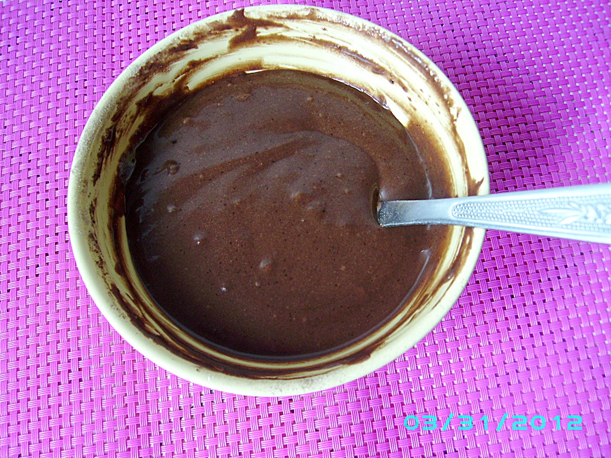 Chocolate Mug cake- Chec de ciocolată în 2 minute