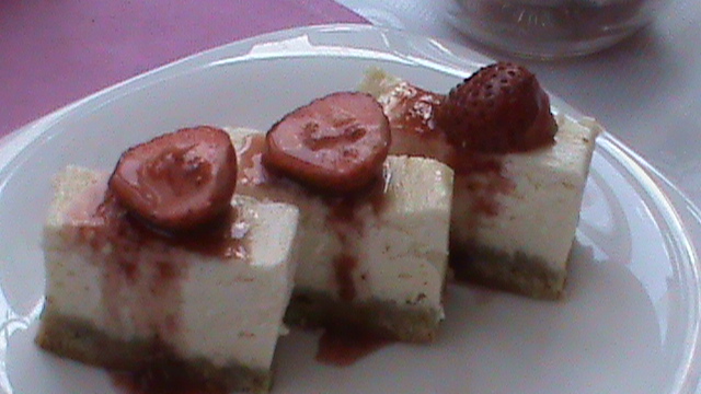 Prajitura cu branza - Cheesecake