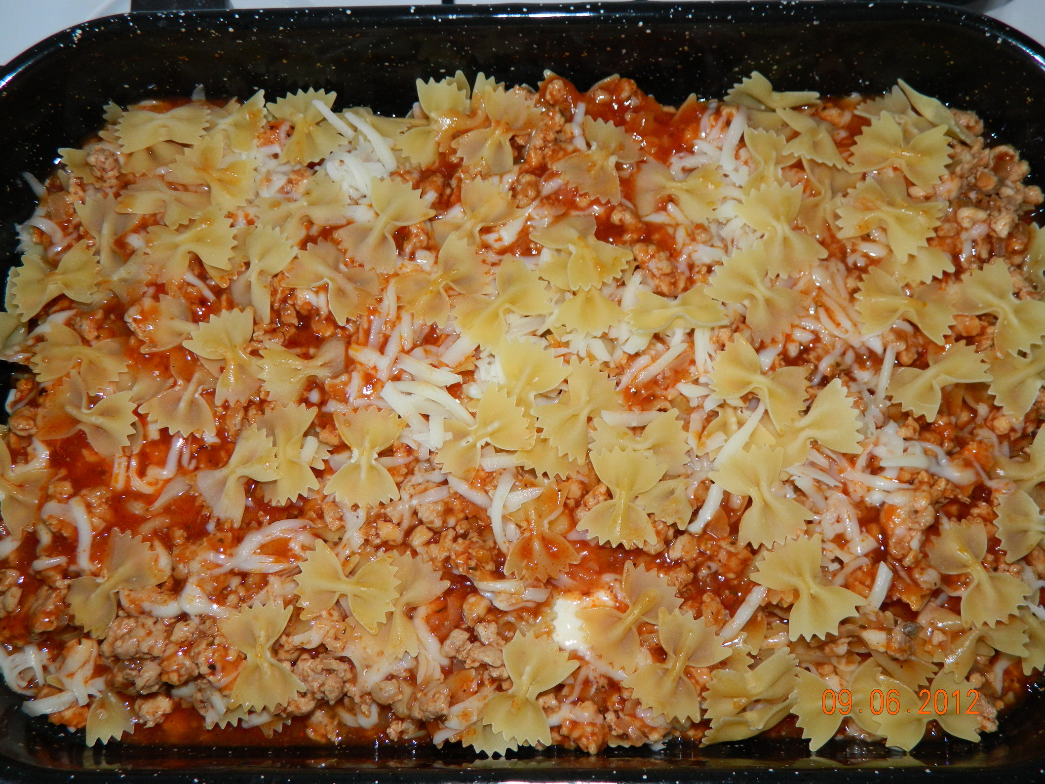 Farfalle a la bolognese