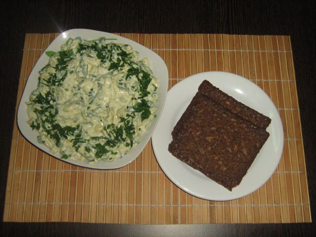 Salata de fasole verde si galbena (cu maioneza)