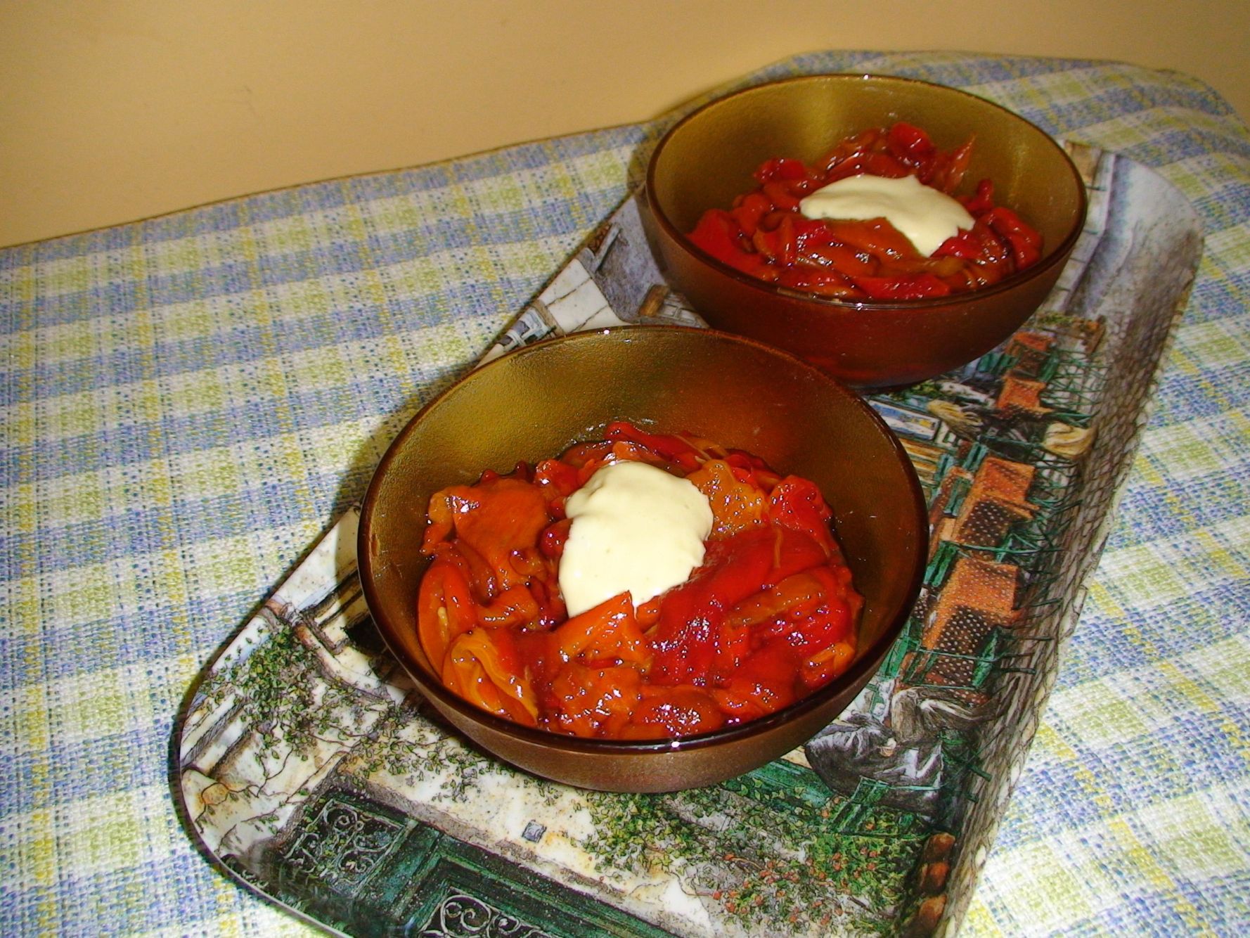 Salata de ardei copti