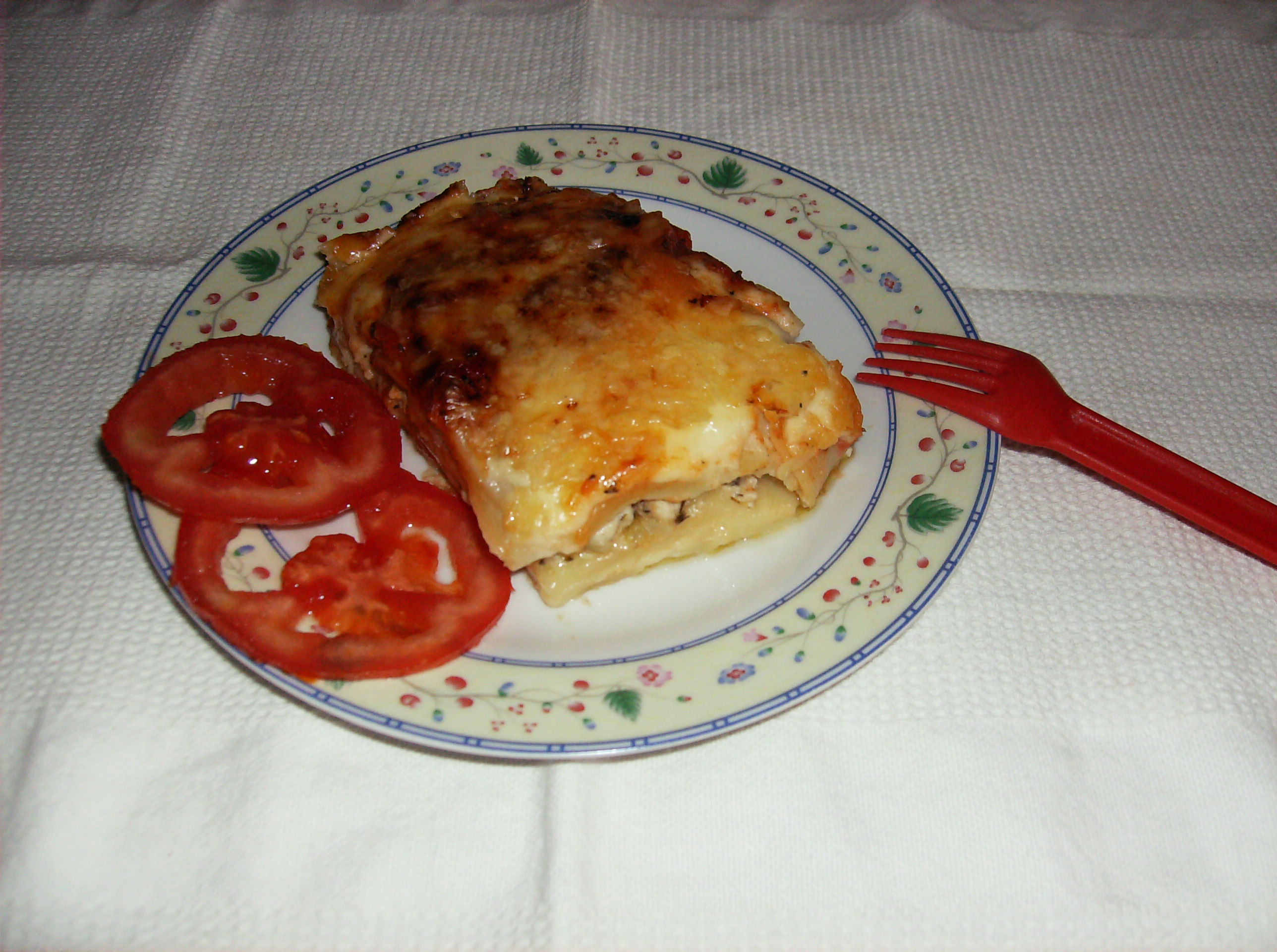 Cannelloni cu carne de pui