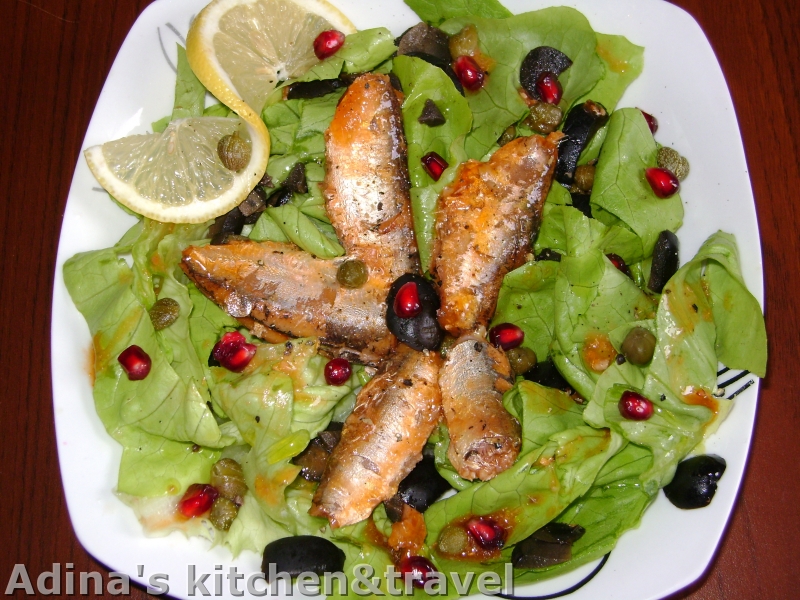 Salata mediteraneeana cu sardine