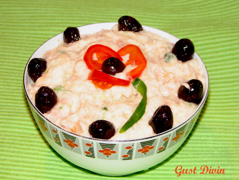 Salata de icre cu somon fumee