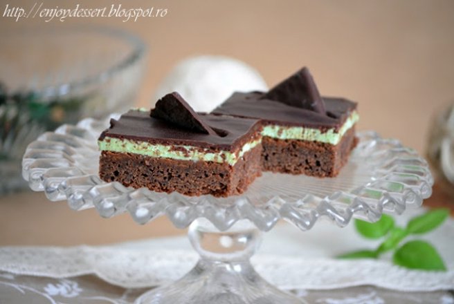 Brownies cu menta