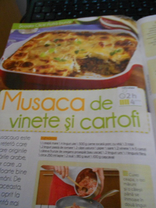 Musaca de vinete si cartofi