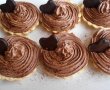 Tarte cu crema de ciocolata si zmeura-12