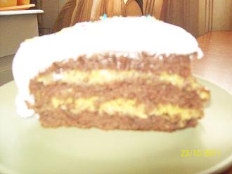 Tort cu crema de castane