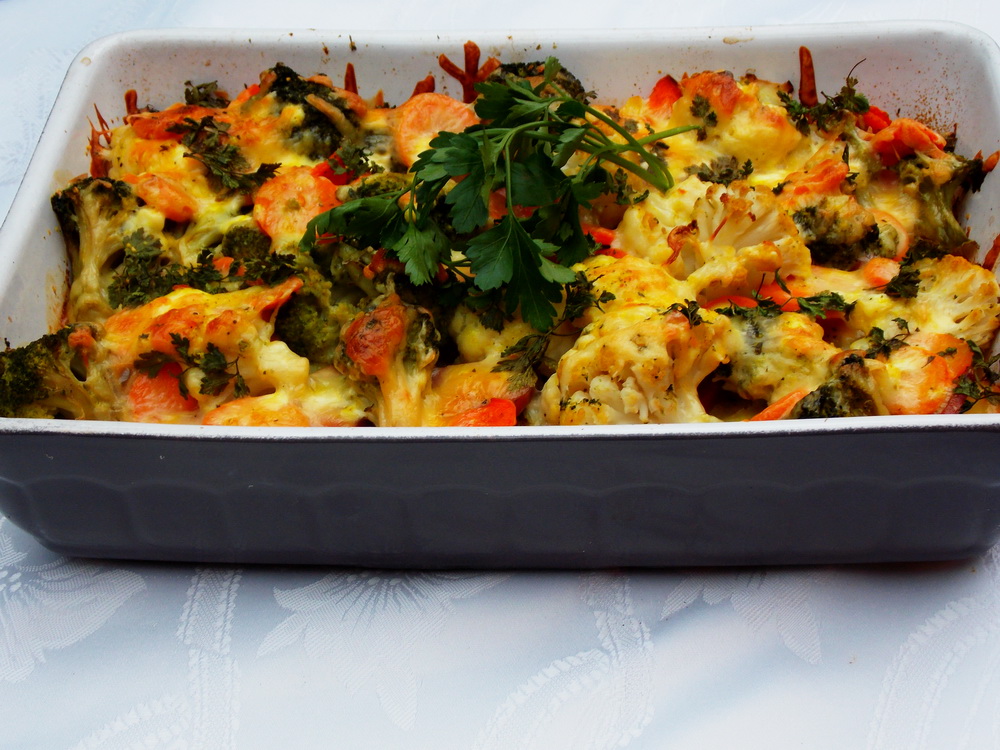 Legume gratinate la cuptor