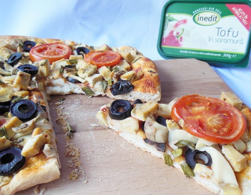 Pizza de post cu tofu