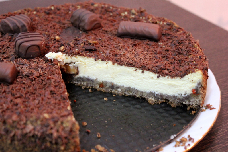 Cheesecake cu ciocolata