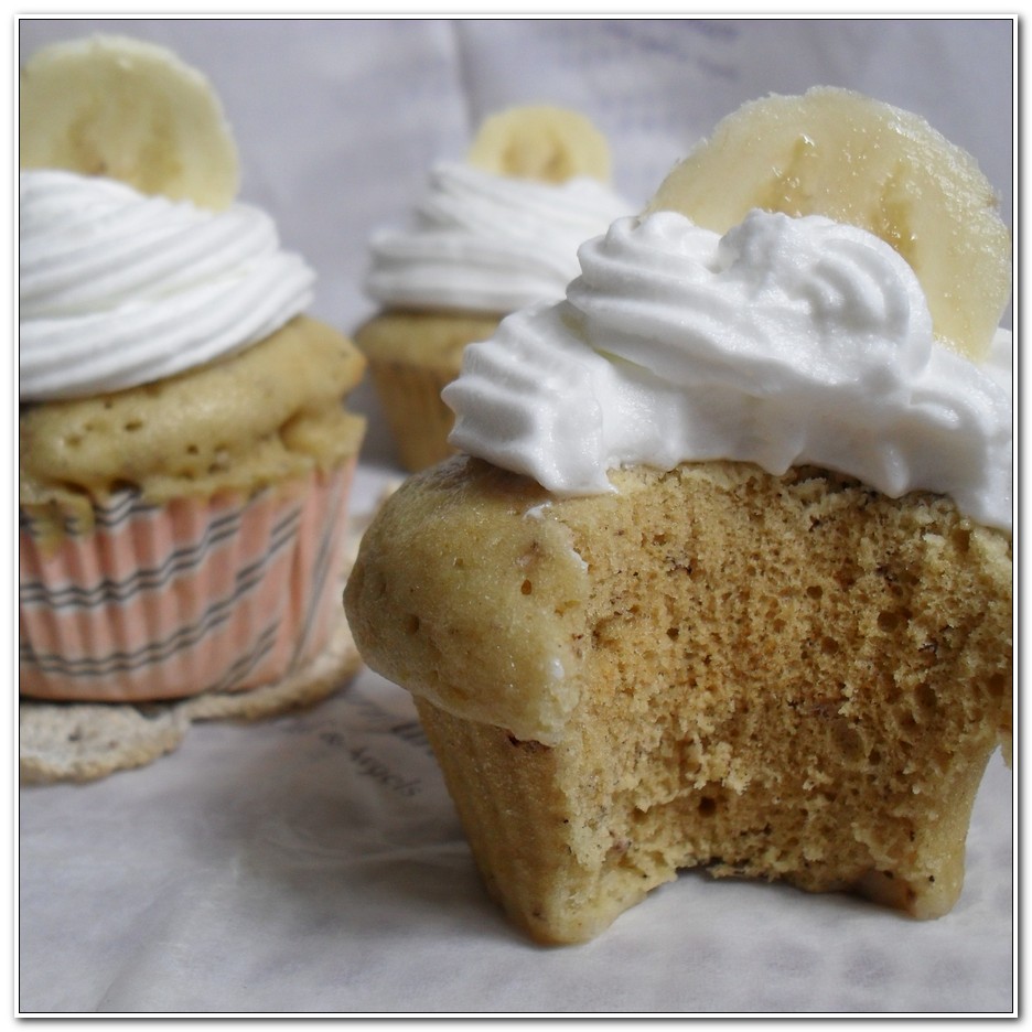 Cupcakes cu banane