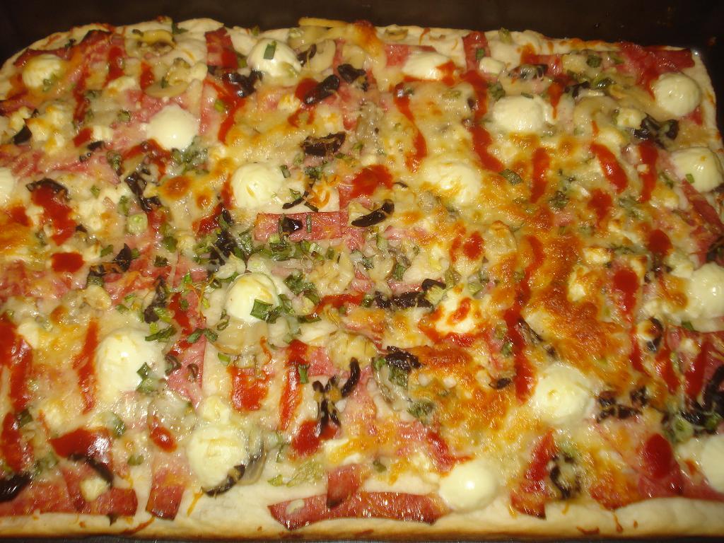 Pizza cu ''Miez de Lapte Delaco''