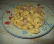 Tortellini cu smantana, prosciutto si mazare-0