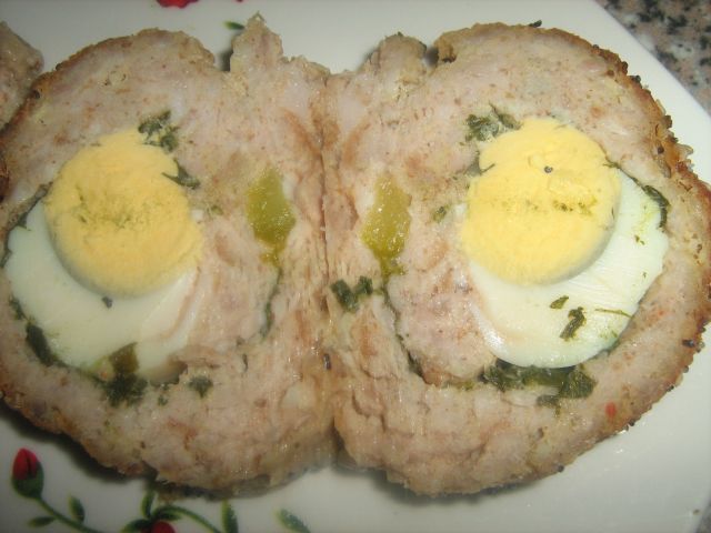 Rulada de carne tocata