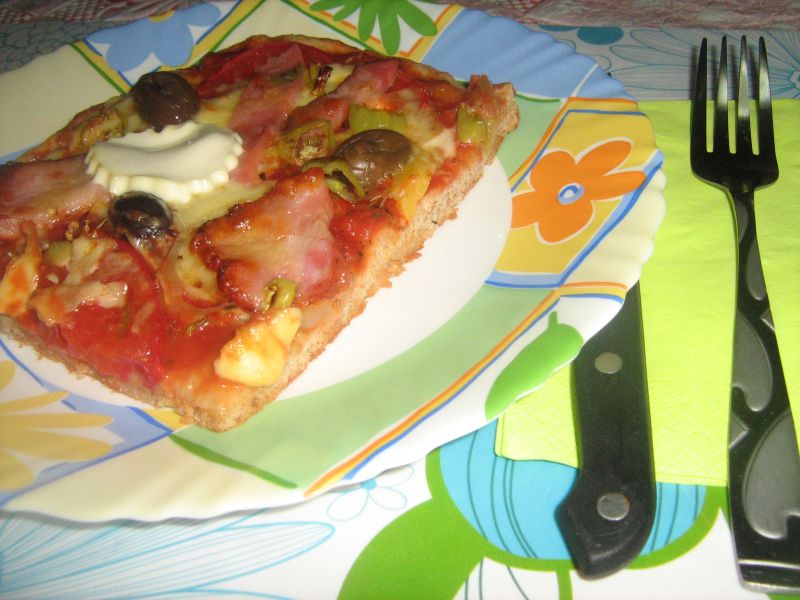 Pizza cu miez de lapte