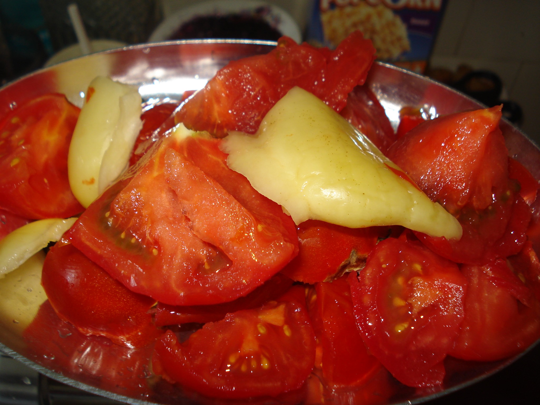 Supa de rosii cu penne vegetables