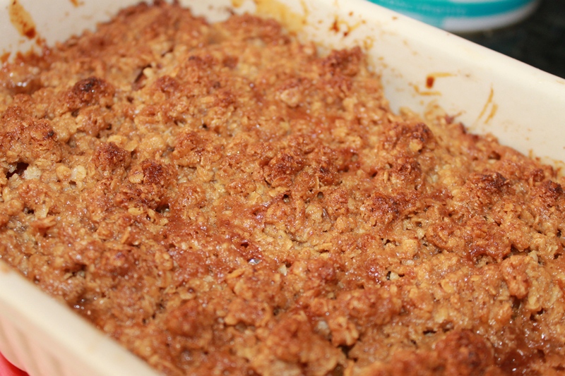 Crumble de piersici