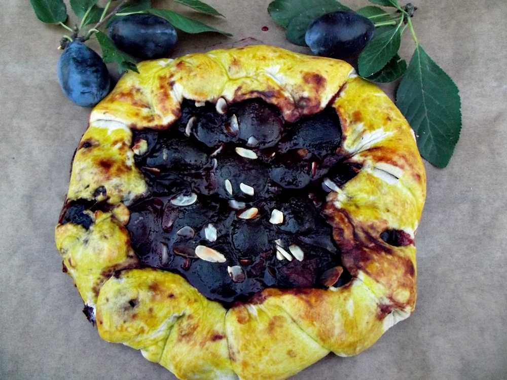 Tarta rustica cu prune