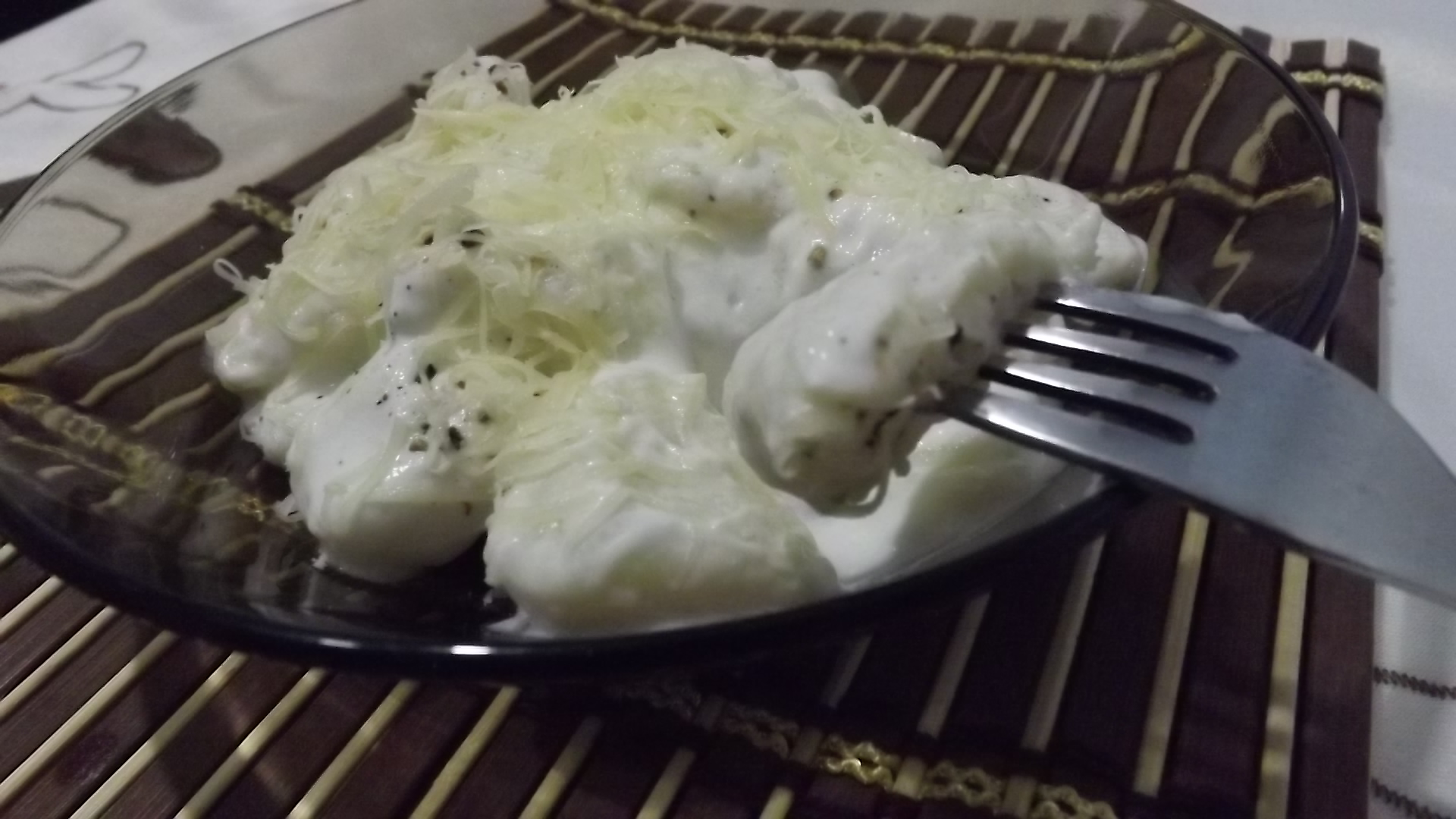 Gnocchi din cartofi cu smantana si ceva fin de la Delaco