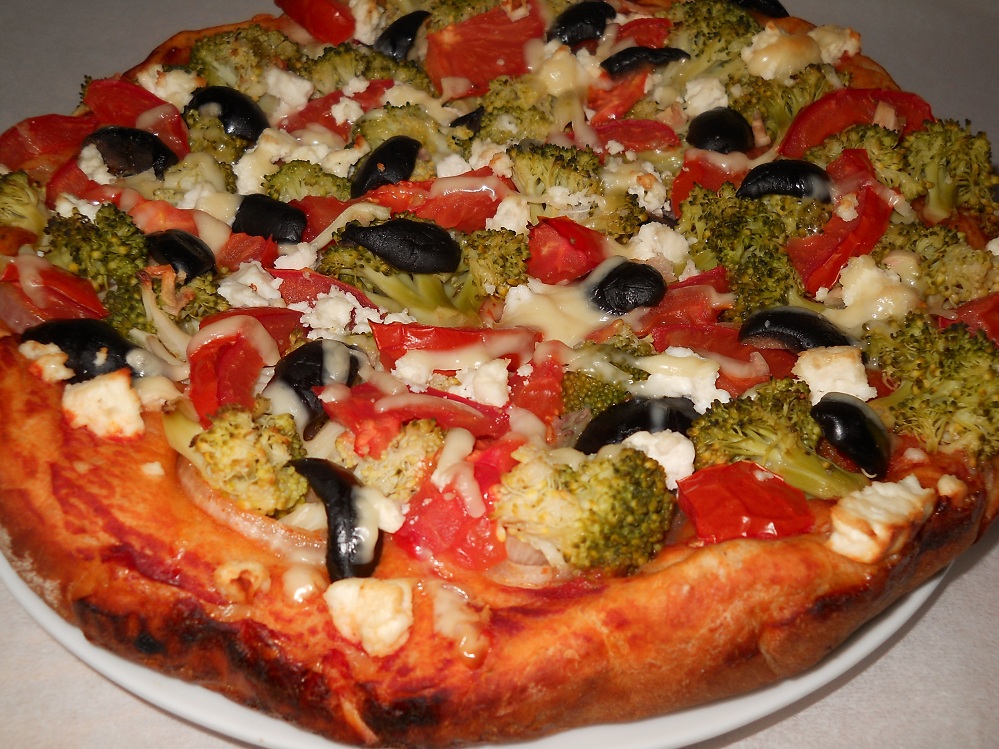 Pizza cu brocoli