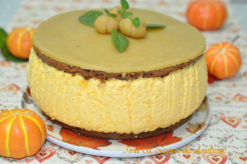 Tort cu crema de dovleac