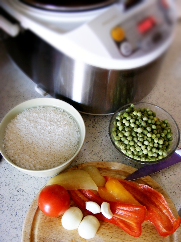Orez cu legume si curry la Multicooker