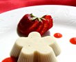 Panna Cotta cu sos de capsuni (vegan)-3