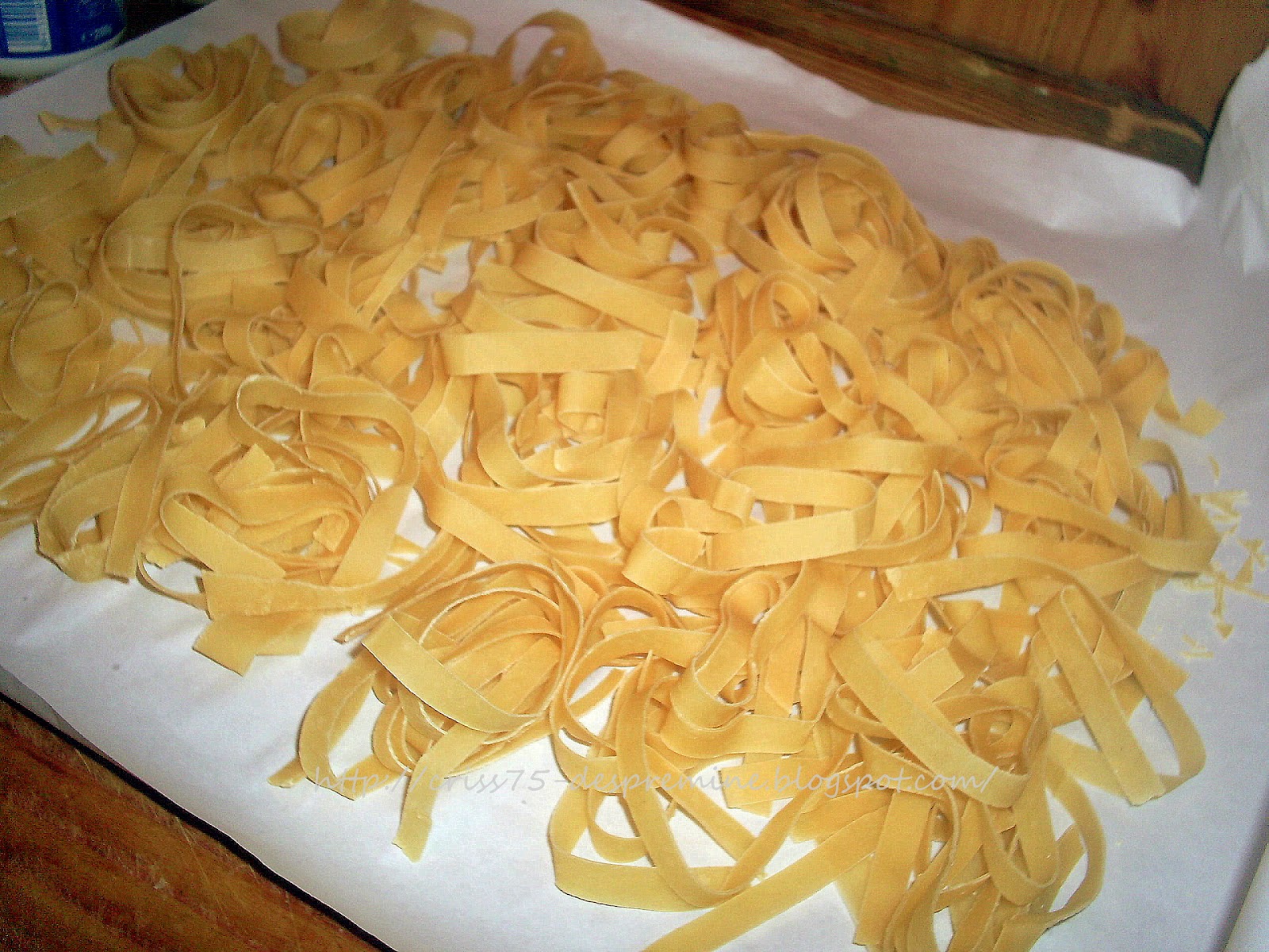 Tagliatelle (facute in casa)