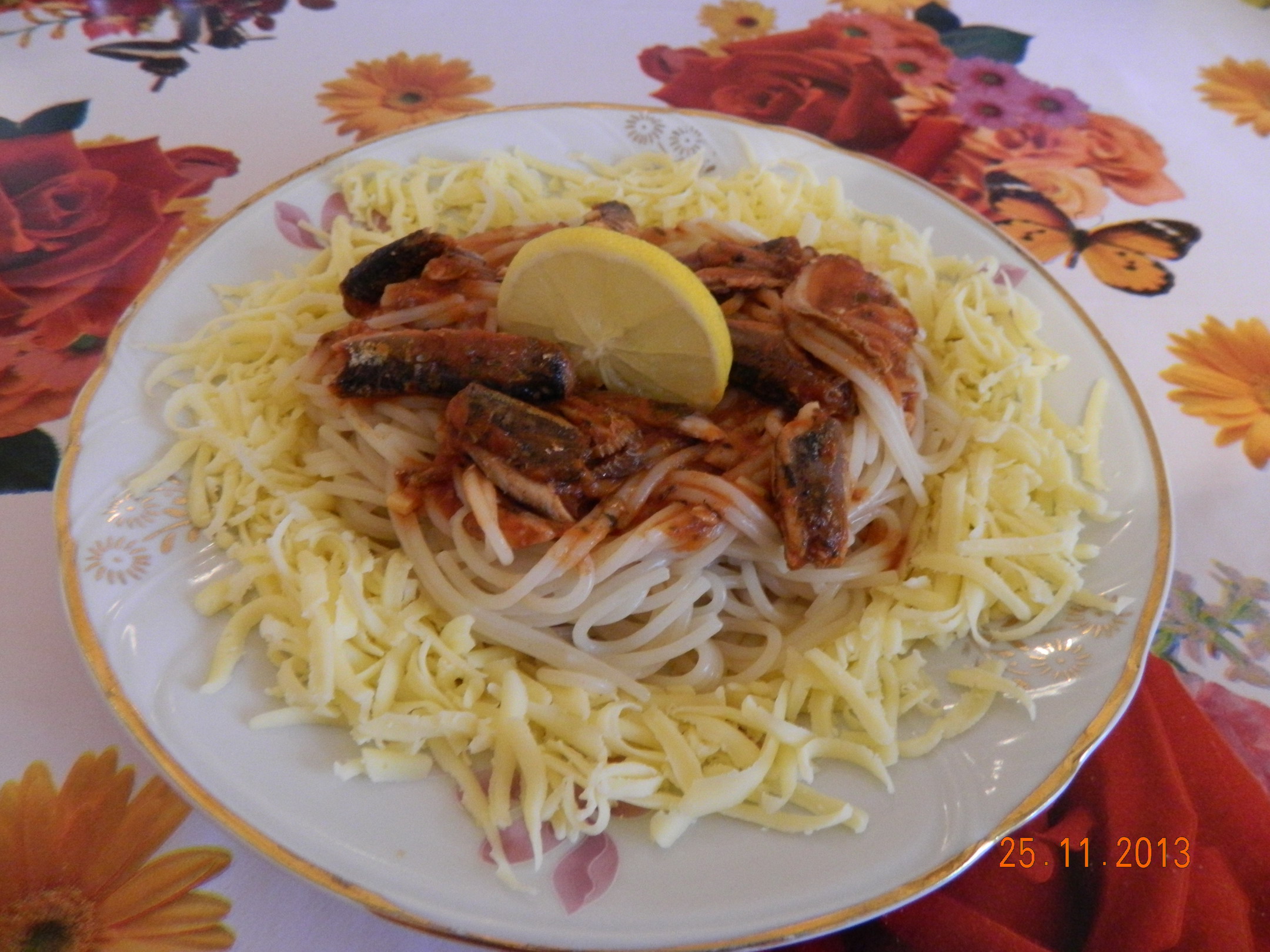 Spaghete cu sardine