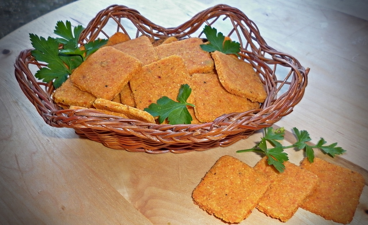 Crackers vegani picanti