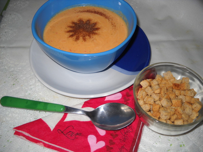 Supa crema de legume cu ghimbir